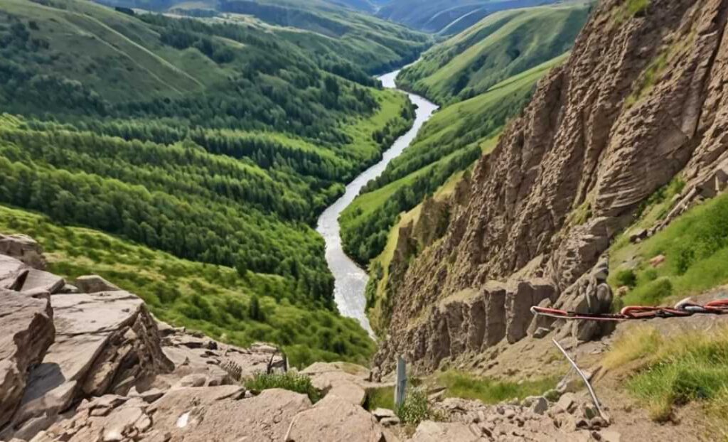 lewiston valley two thousand foot drop